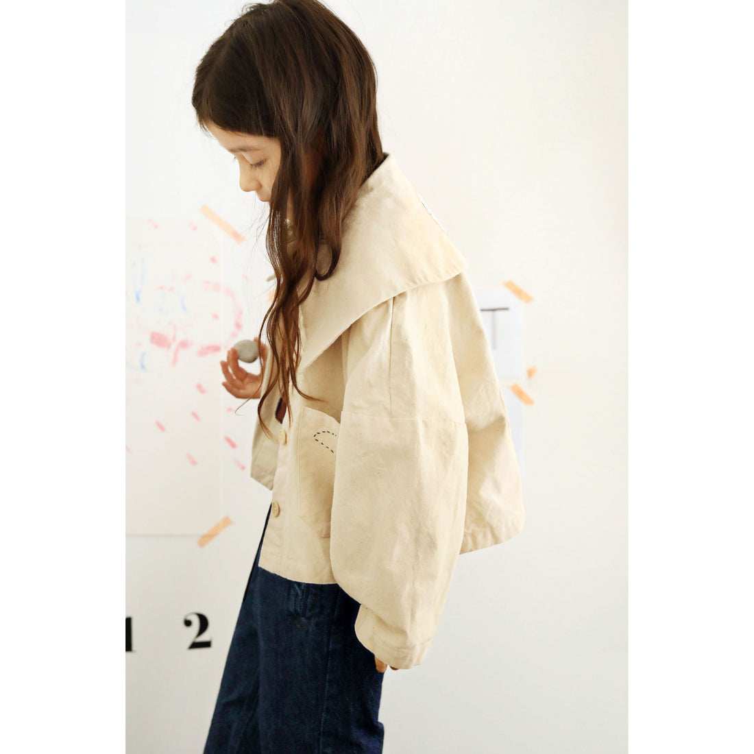 Tambere Ecru Collar Jacket
