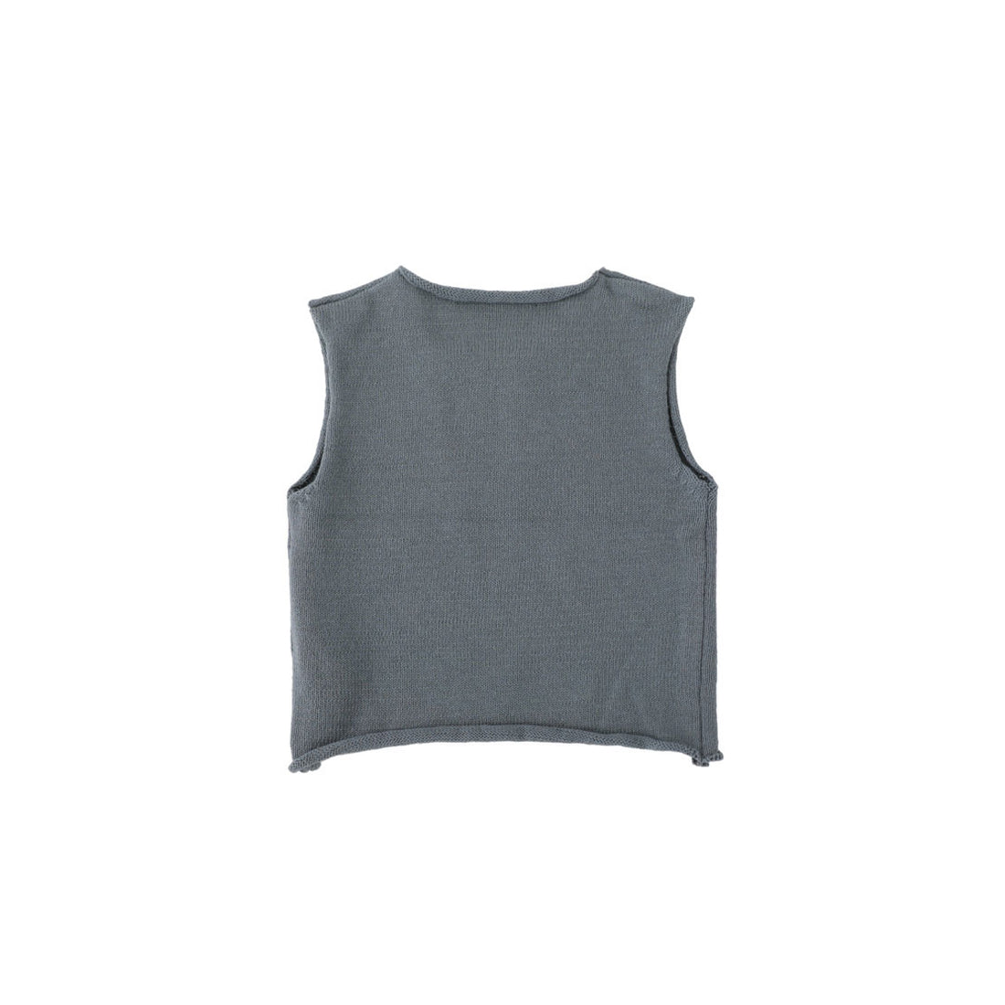 Bene Bene Grayish Blue Intarsia Vest