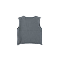 Bene Bene Grayish Blue Intarsia Vest