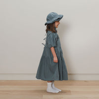 Bene Bene  Grey-Blue Cotton Frill Hat