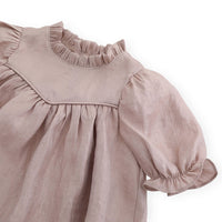Bene Bene Pink Frill Pearl Dress