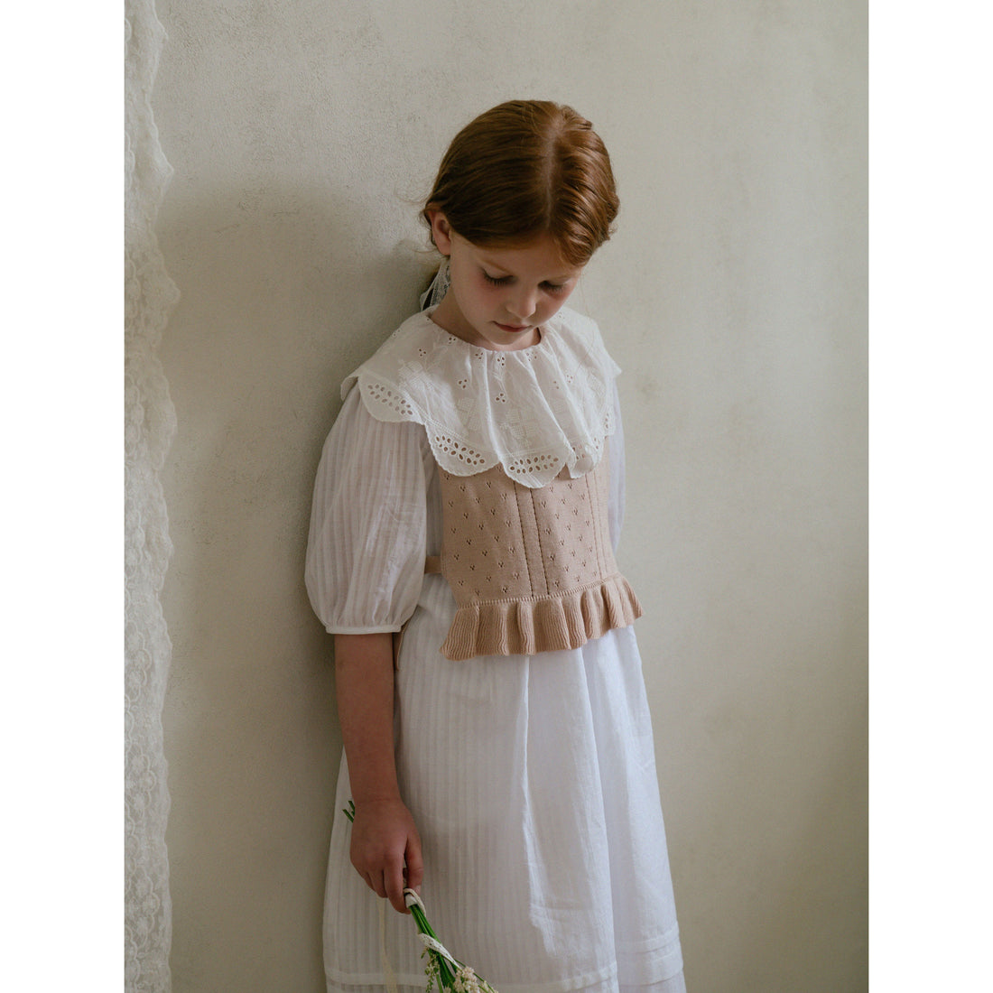 Louisiella Davian Knit Vest- Pink