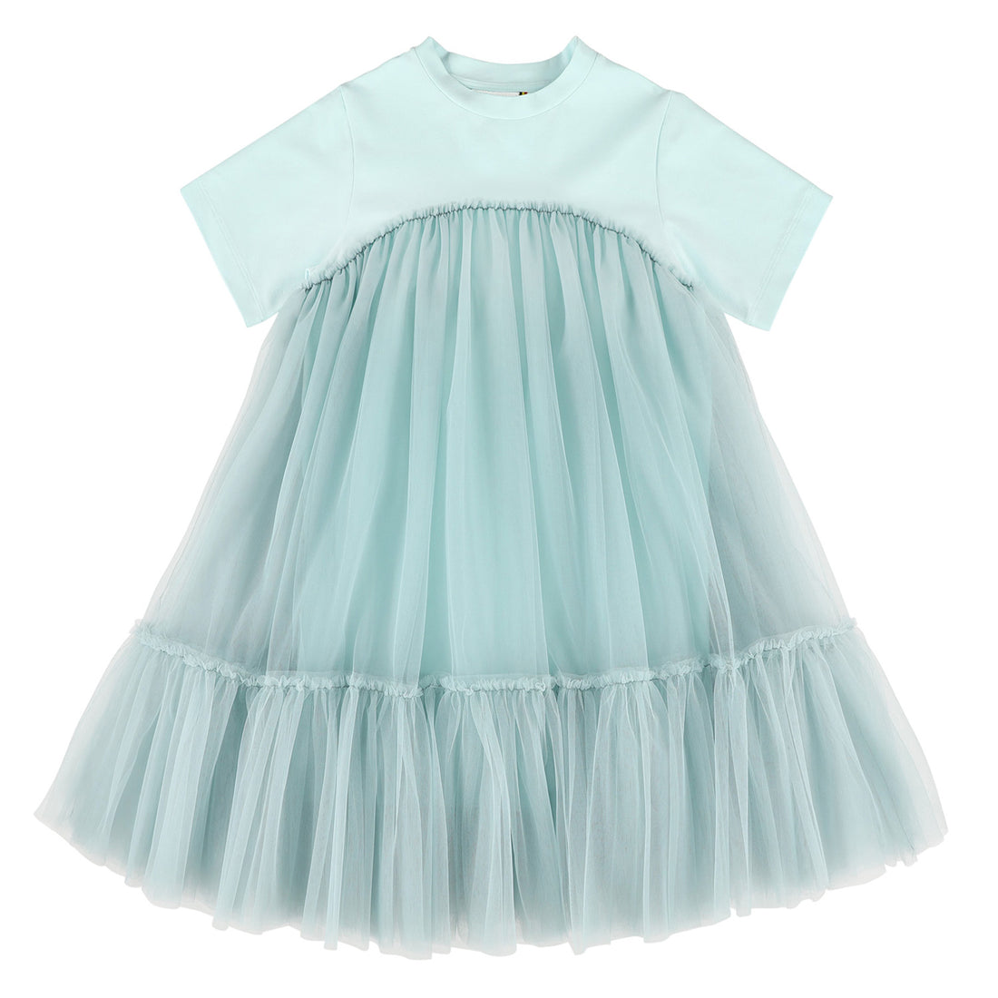 Caroline Bosmans Dark Mint Tulle Dress