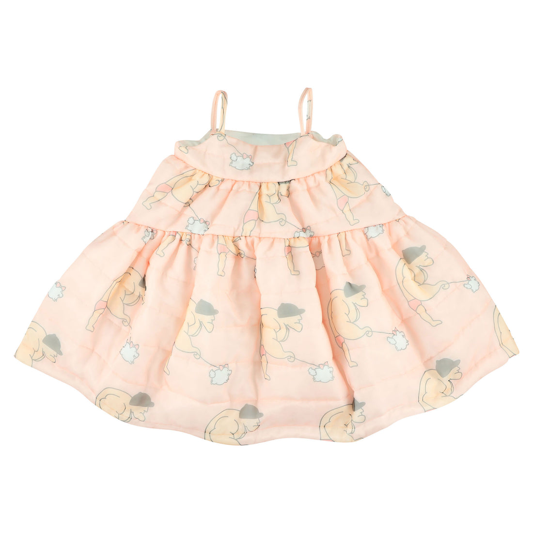 Caroline Bosmans Pink Out For A Walk Mat Strap Dress