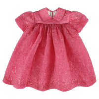 Caroline Bosmans Pink Collared Air Dress