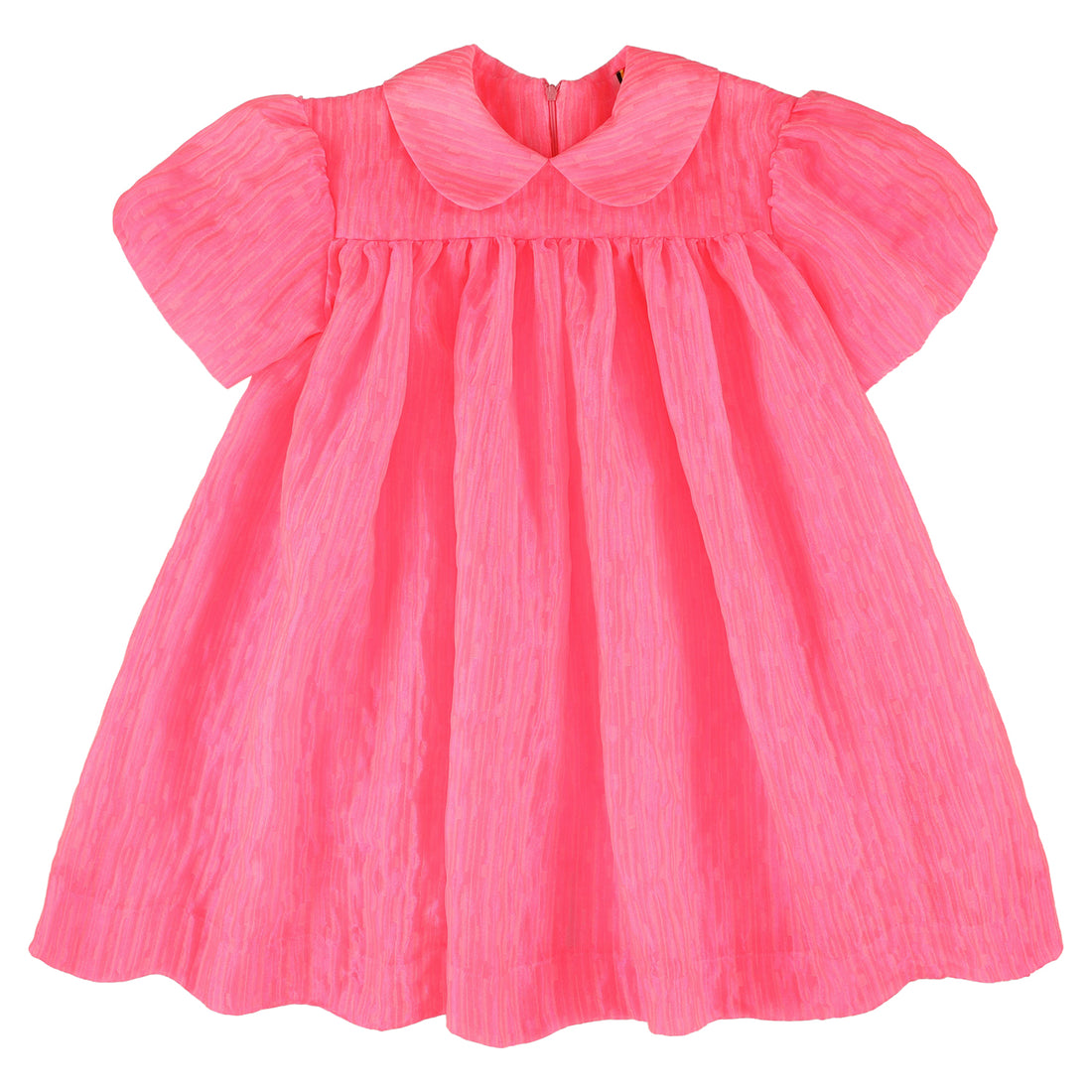 Caroline Bosmans Neon Pink Structured Dress
