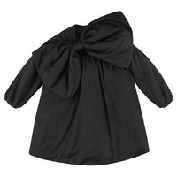Caroline Bosmans Light Black Big Bow Dress