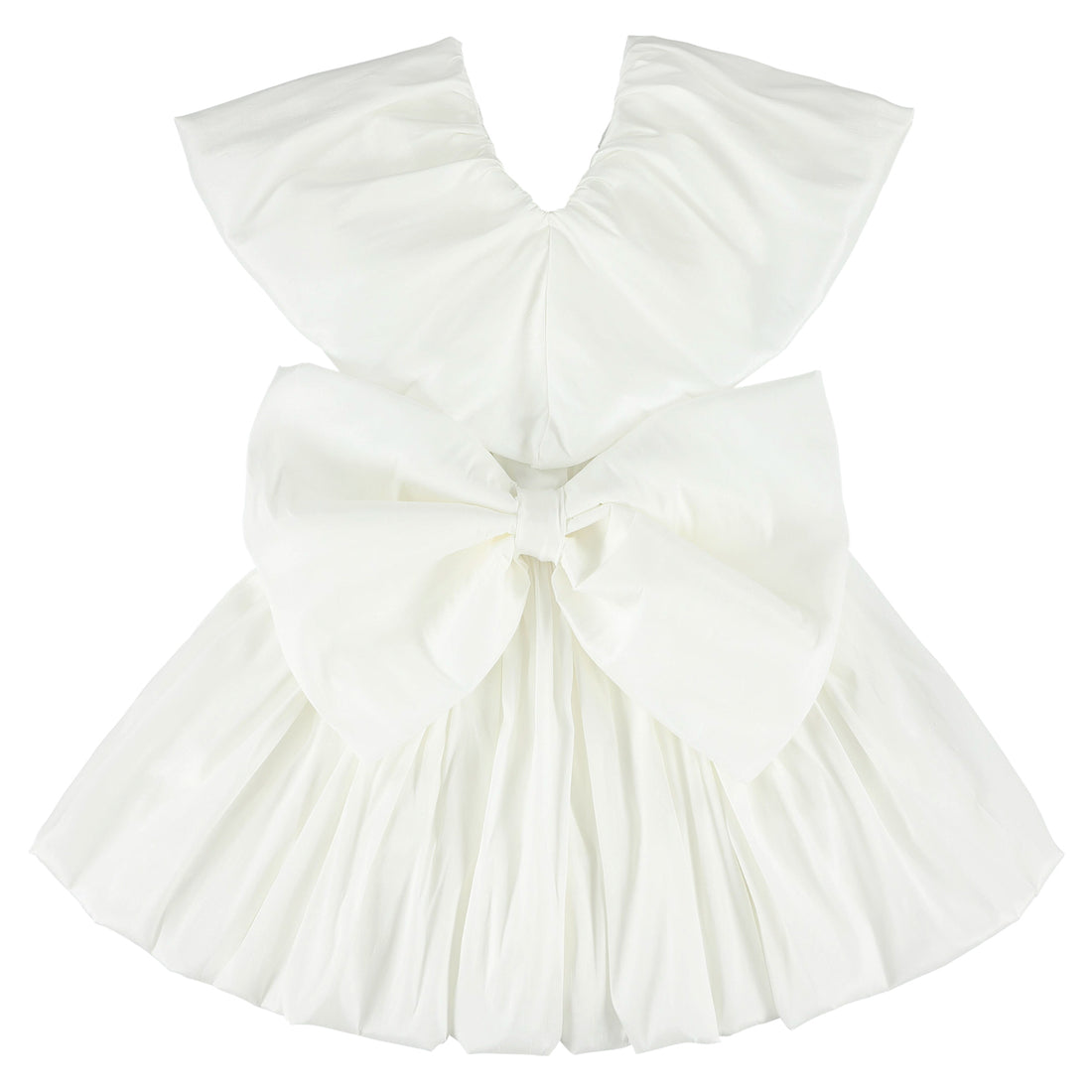 Caroline Bosmans White Tafta Dress