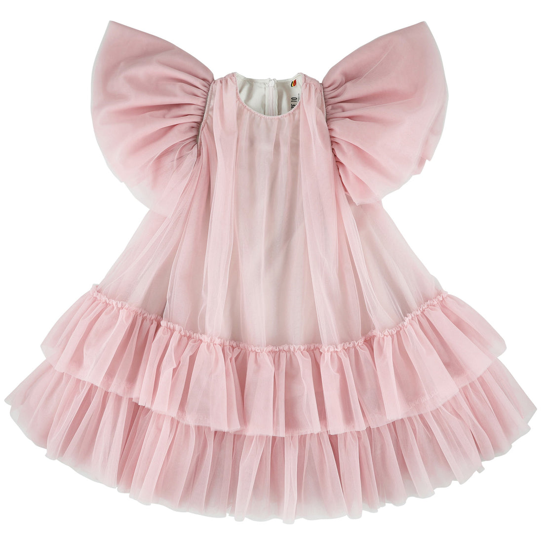 Caroline Bosmans Pink Tulle Cotton Dress