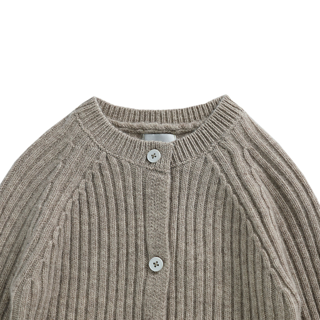 Donsje Beige Melange Perino Cardigan