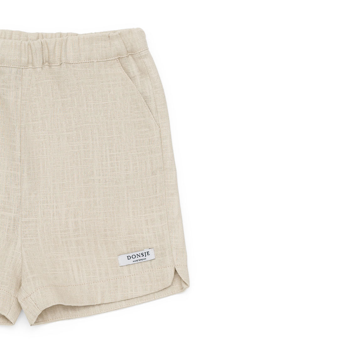 Donsje  Sand Beige Wavel Shorts