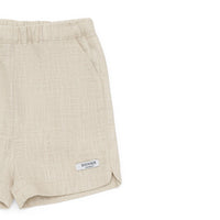Donsje  Sand Beige Wavel Shorts