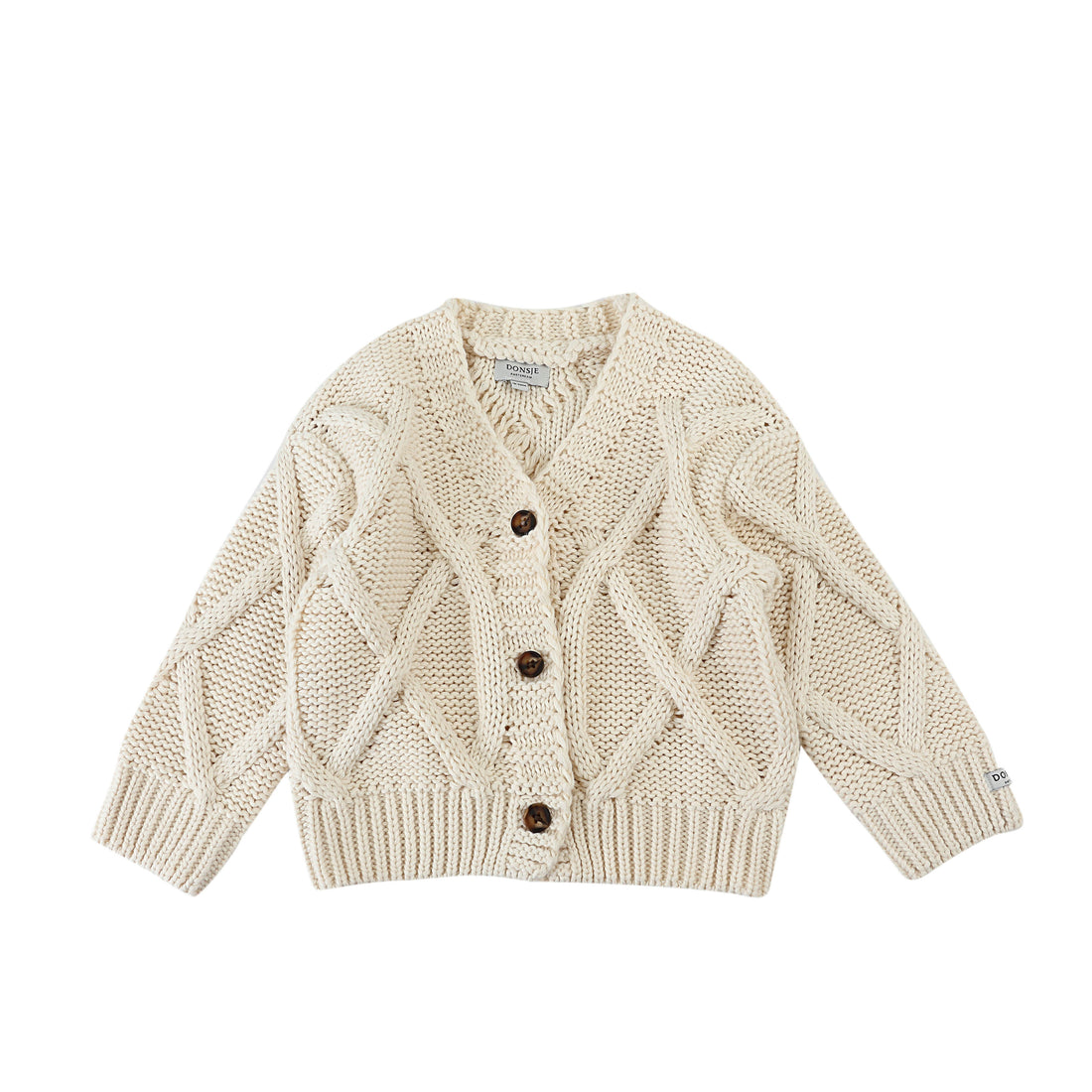 Donsje Lily White Vavida Cardigan