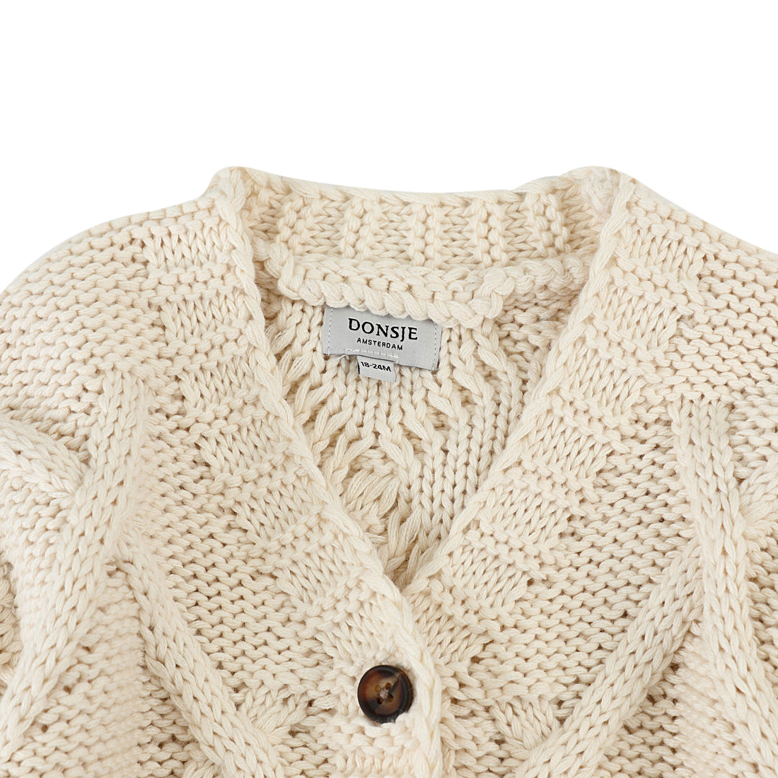 Donsje Lily White Vavida Cardigan