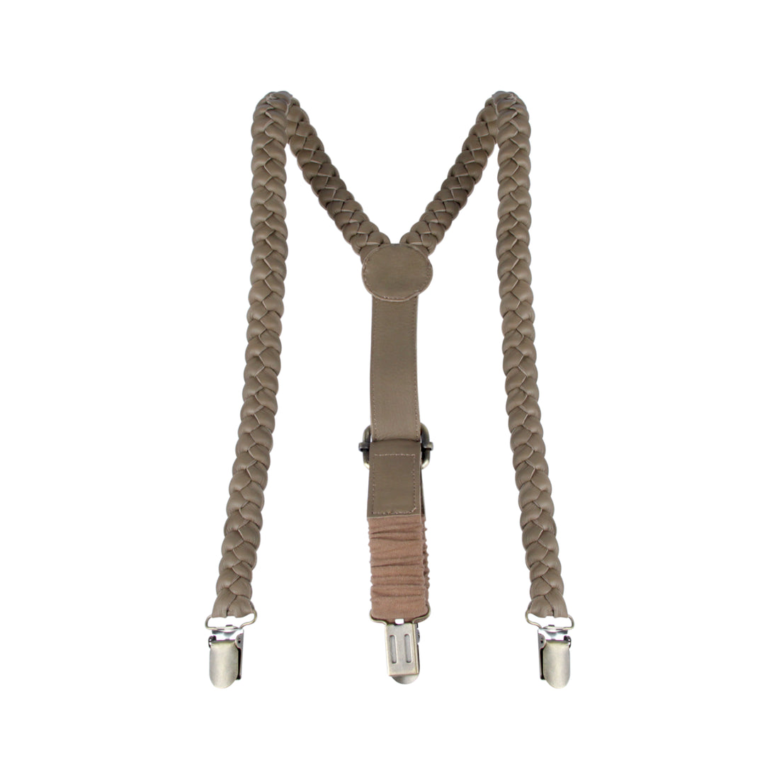 Donsje Army Leather Erbu Suspenders