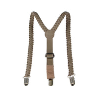 Donsje Army Leather Erbu Suspenders