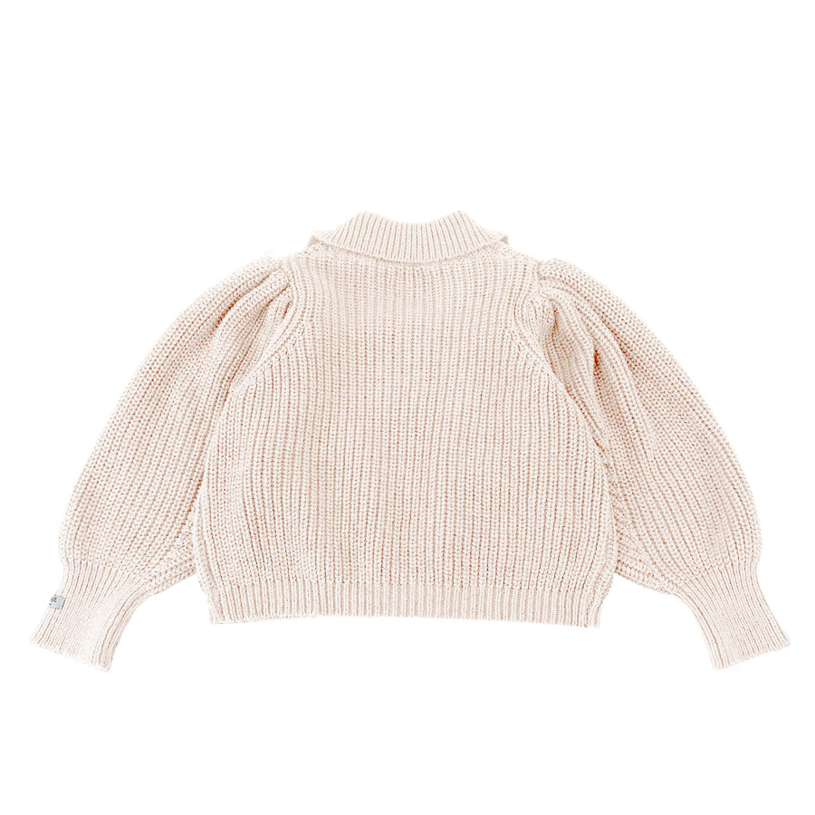 Donsje Lily White Riga Cardigan