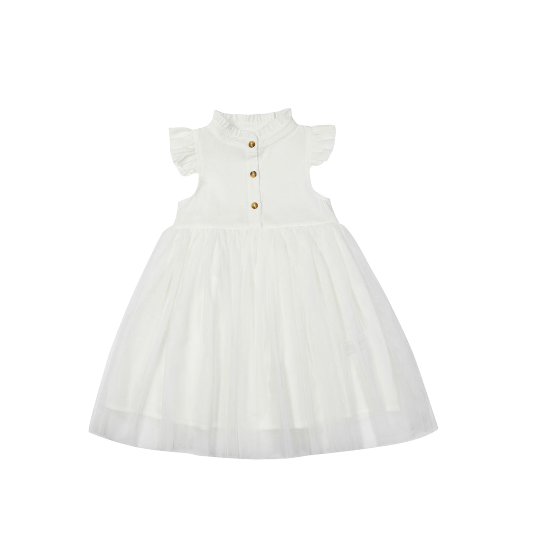 Donsje  Off White Fleurance Dress