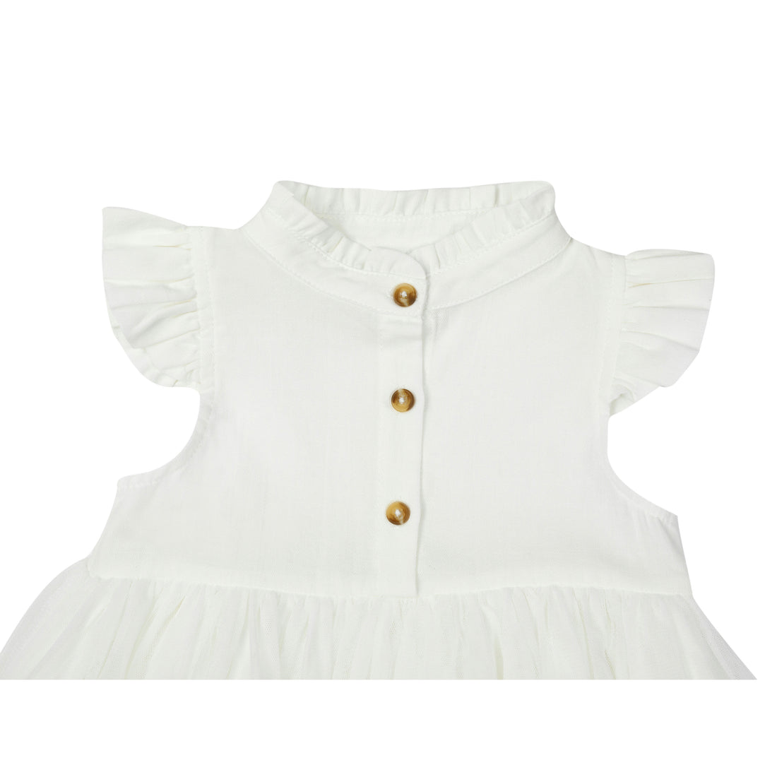 Donsje  Off White Fleurance Dress