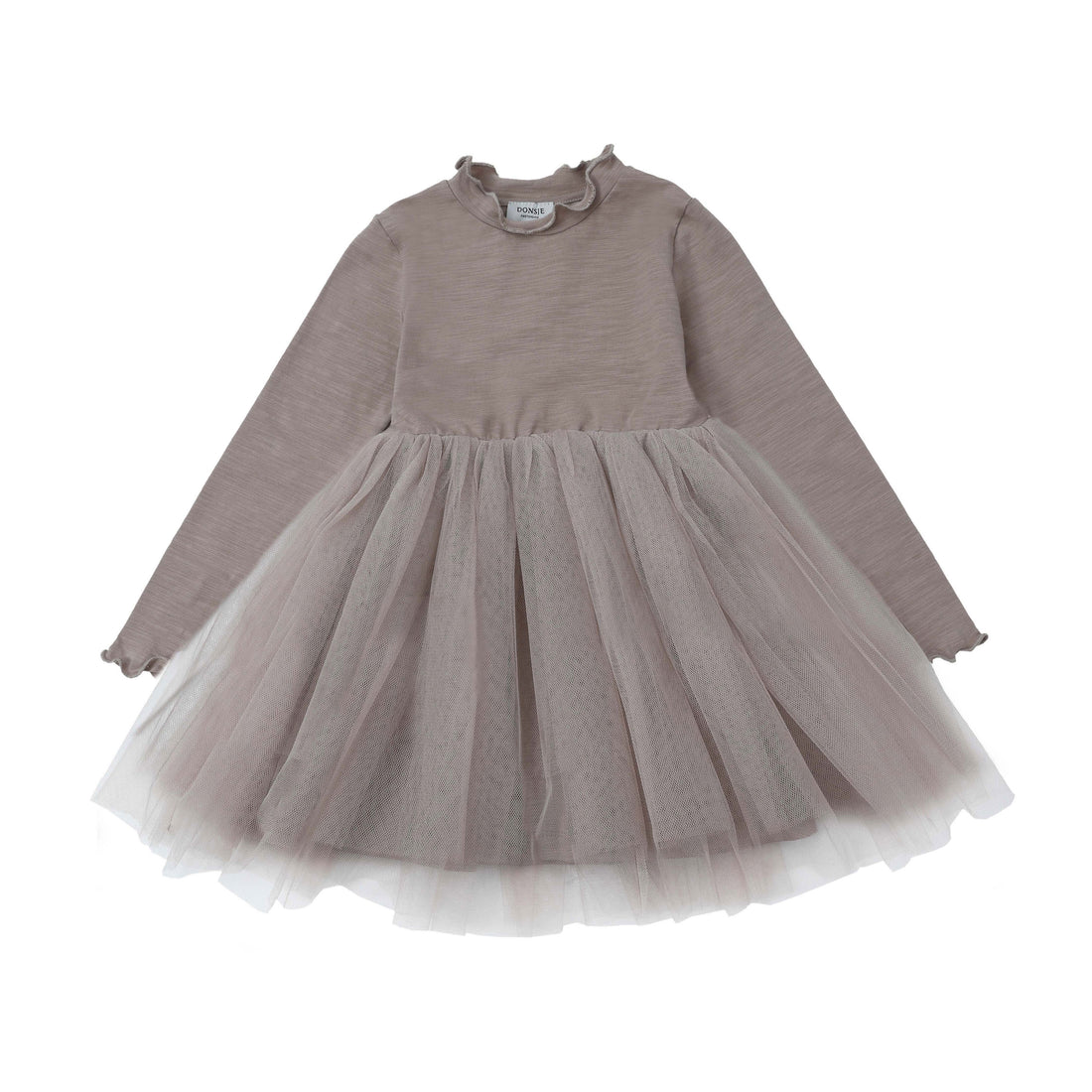 Donsje  Light Brown Perla Dress