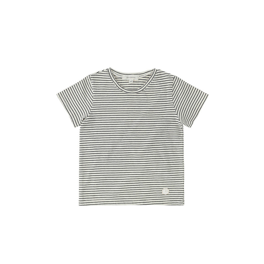 Bene Bene Navy Mini Stripe Dust Tee