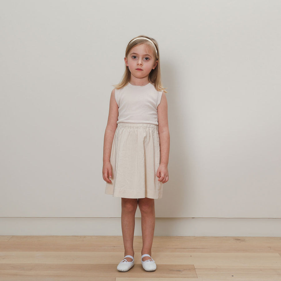 Bene Bene  Cream Lean Sleeveless Dress