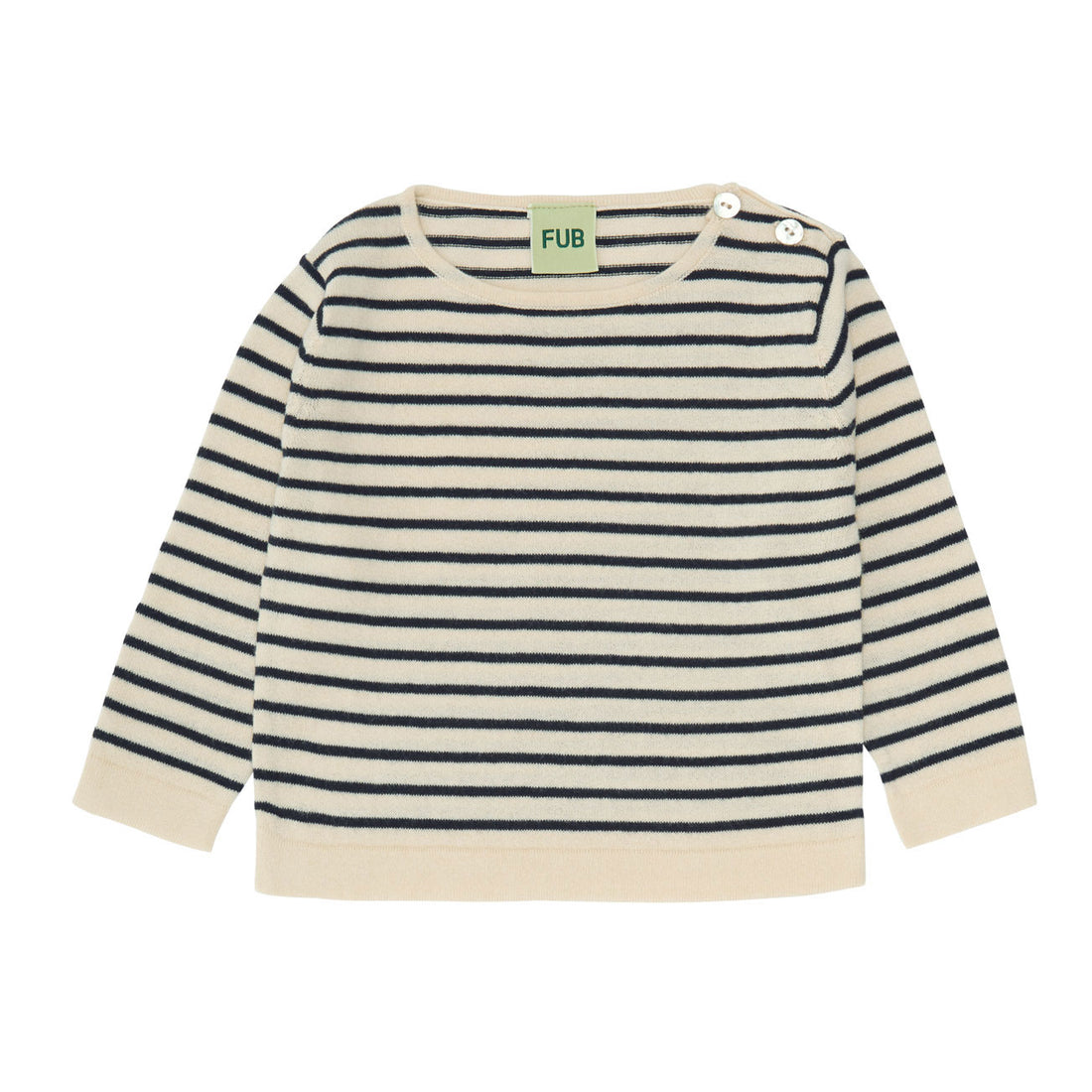 Fub Ecru/Dark Navy Baby Blouse