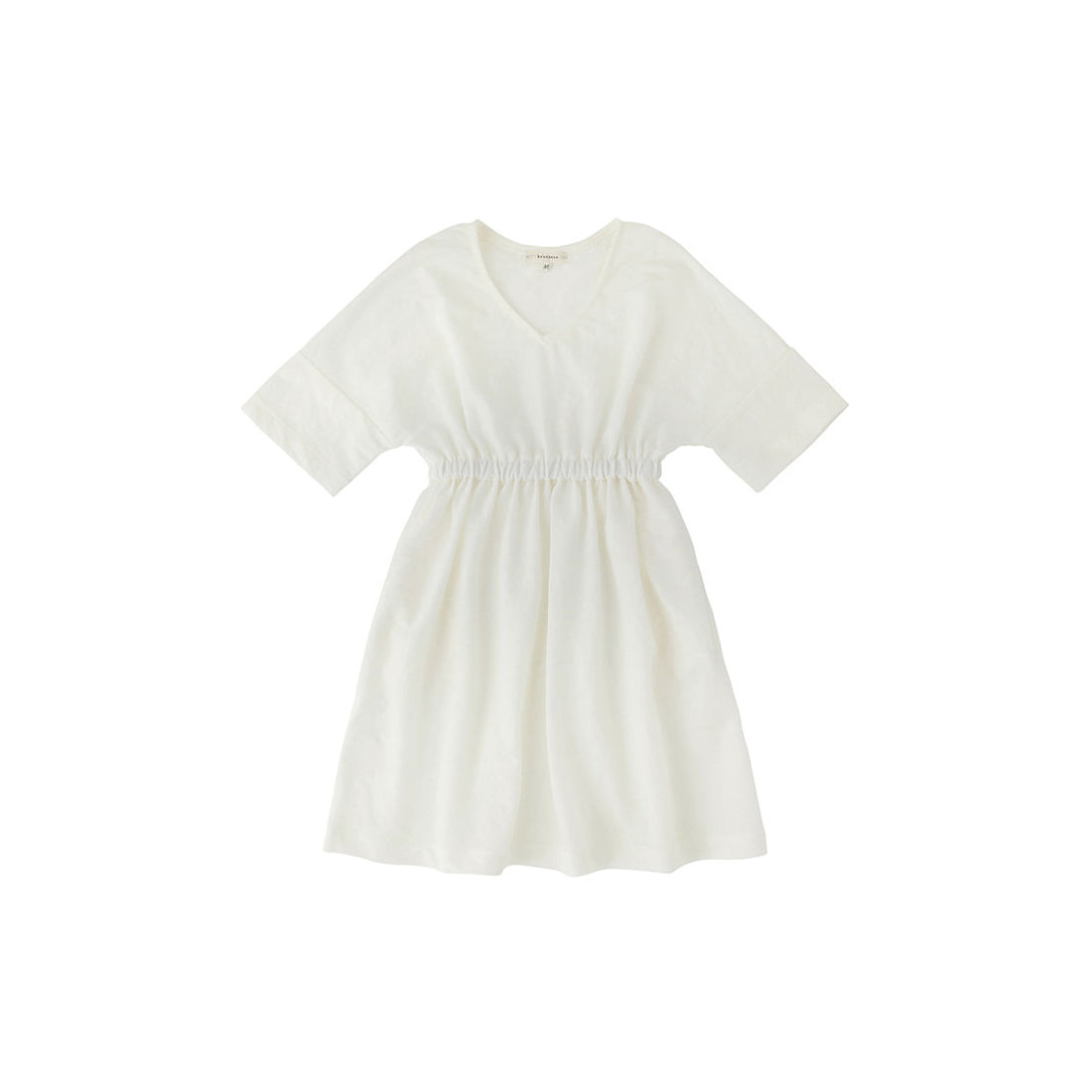 Bene Bene Ivory V-neck Banding Dress