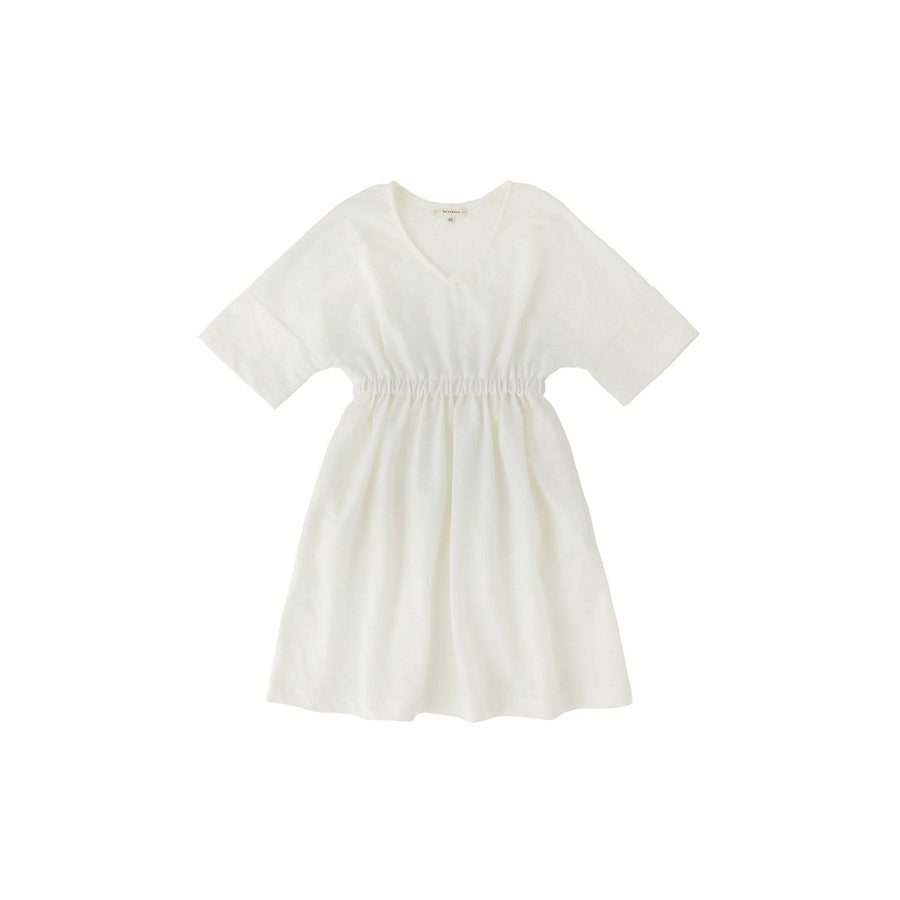 Bene Bene Ivory V-neck Banding Dress