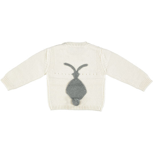 Stella McCartney Cream Knit Bunny Sweater