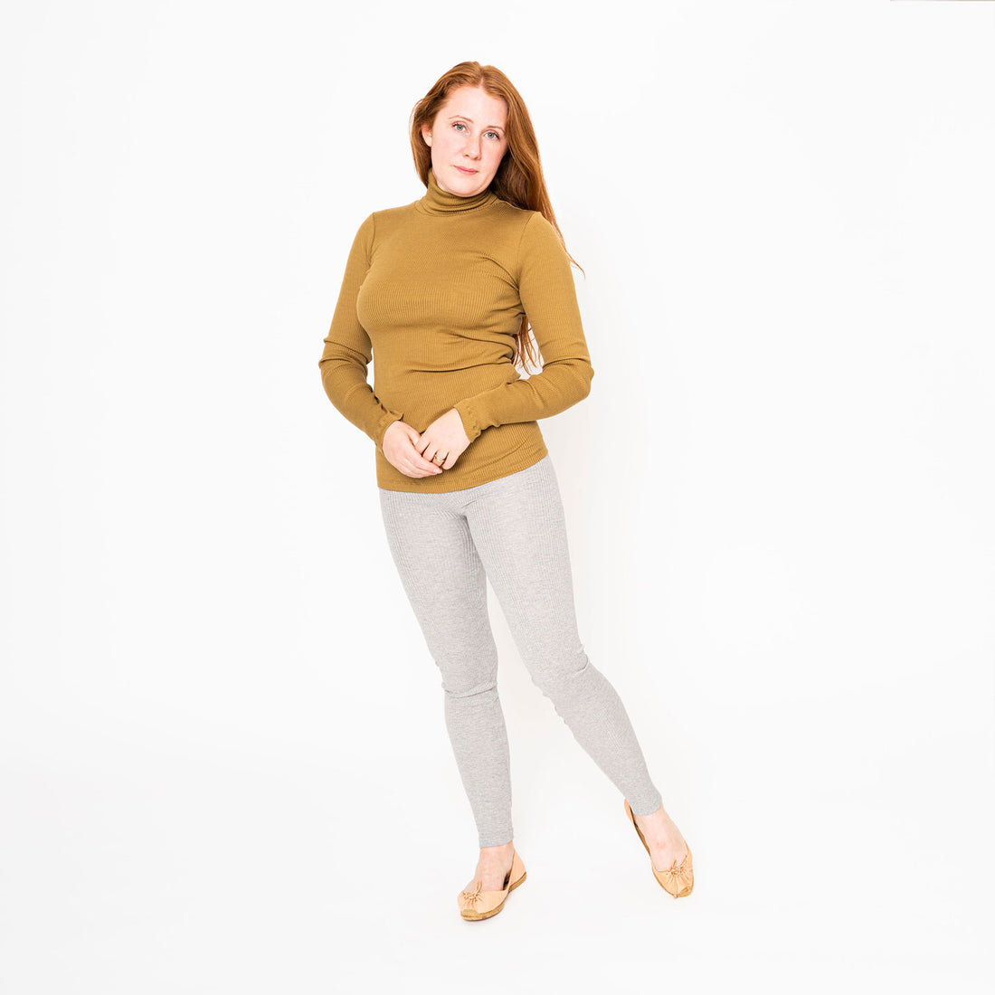 Minimalisma Golden Leaf Gunn Womens Tutleneckr