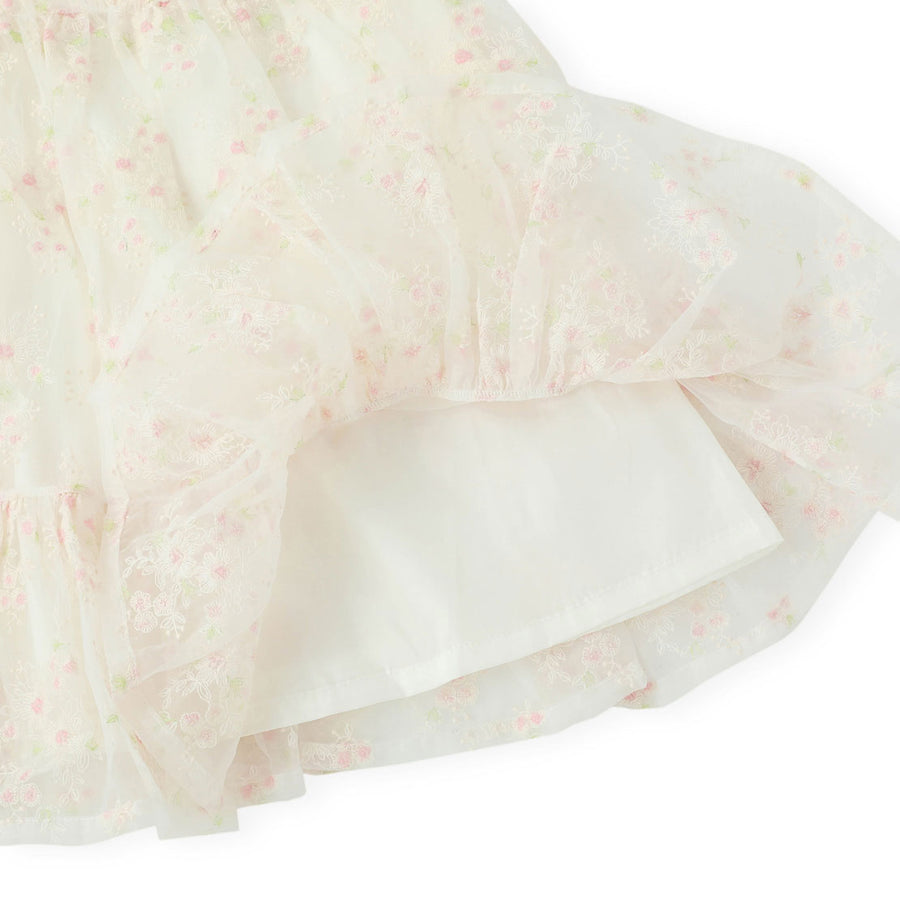 Bene Bene Ivory Rose Vine Dress