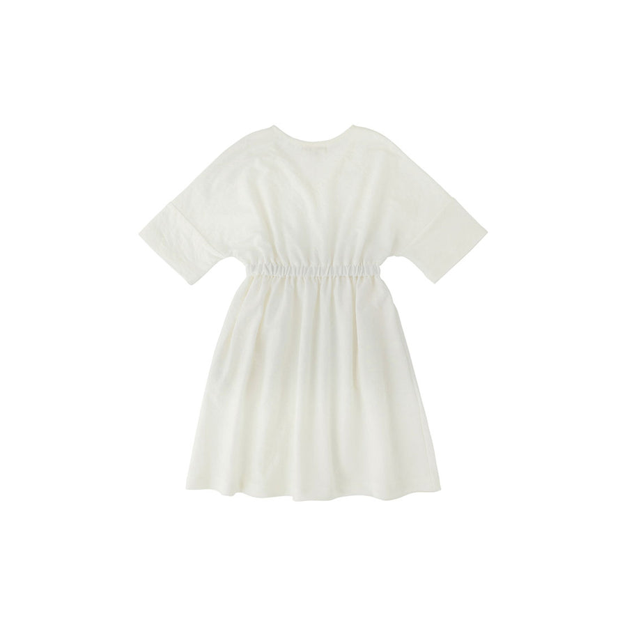 Bene Bene Ivory V-neck Banding Dress