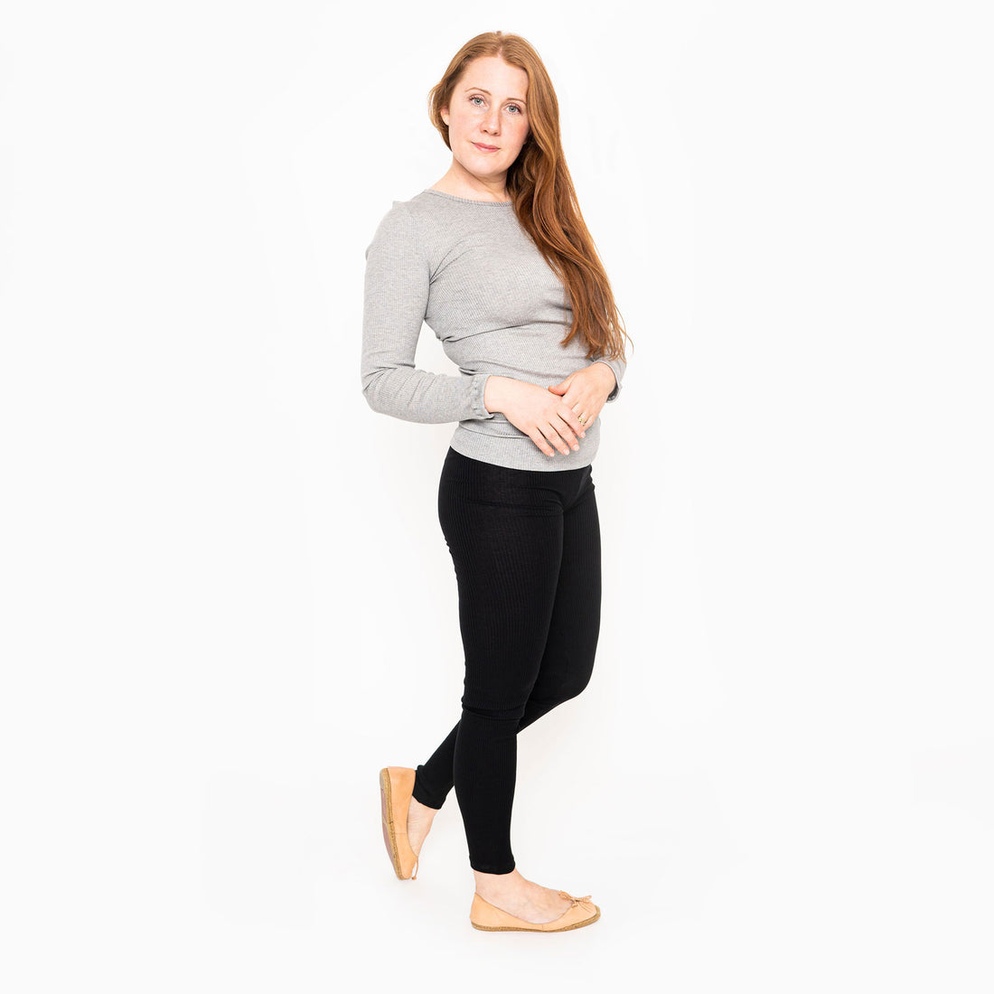 Minimalisma Grey Melange Gerda Womens Pullover