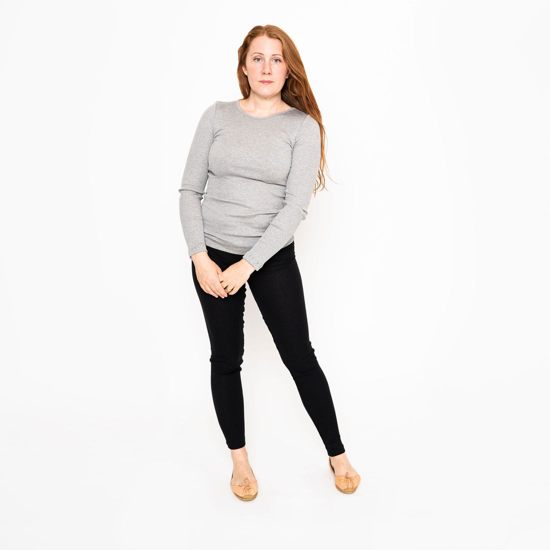 Minimalisma Grey Melange Gerda Womens Pullover