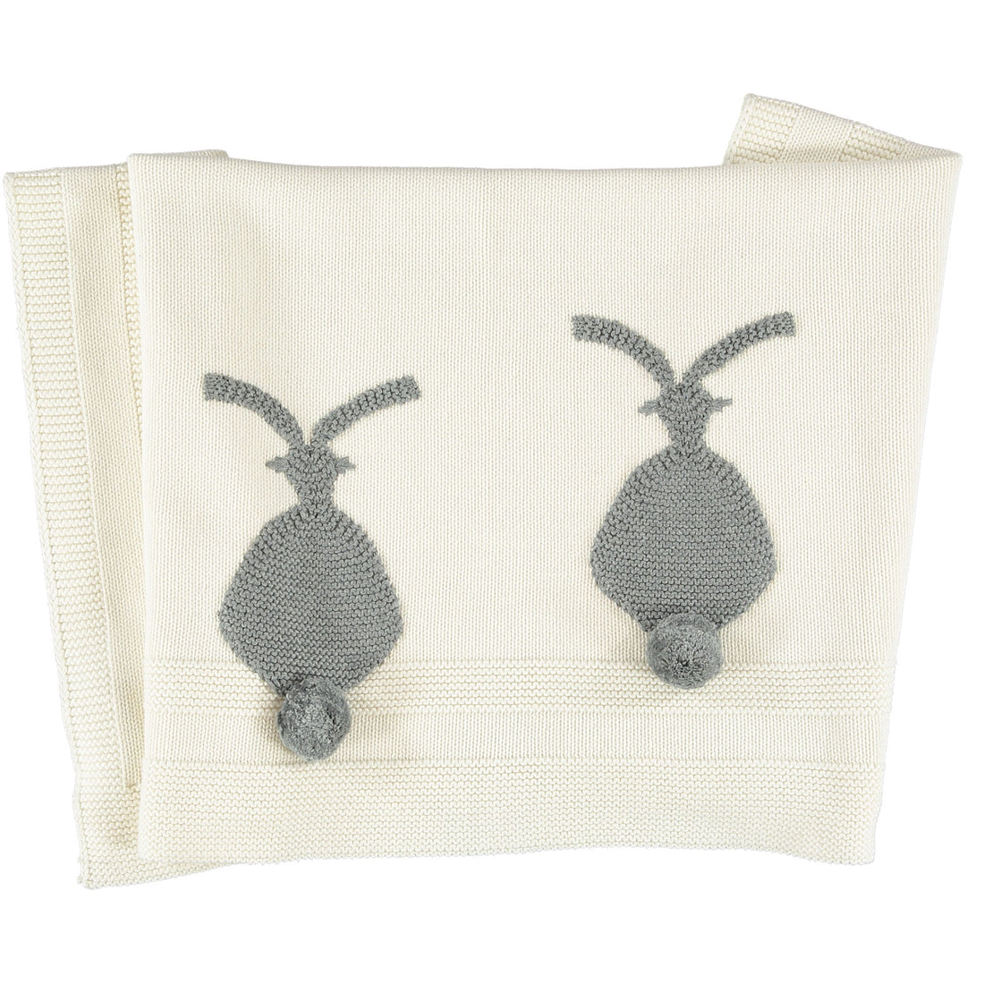 Stella McCartney Cream Knit Bunny Blanket
