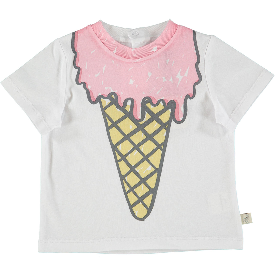 Stella McCartney White Arlow Ice Cream Tee