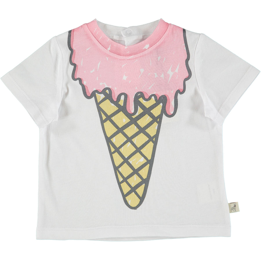 Stella McCartney White Arlow Ice Cream Tee