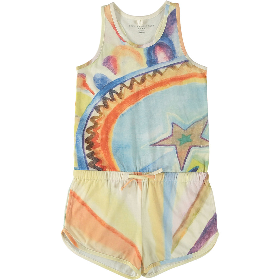 Stella McCartney Watercolor Print Romper