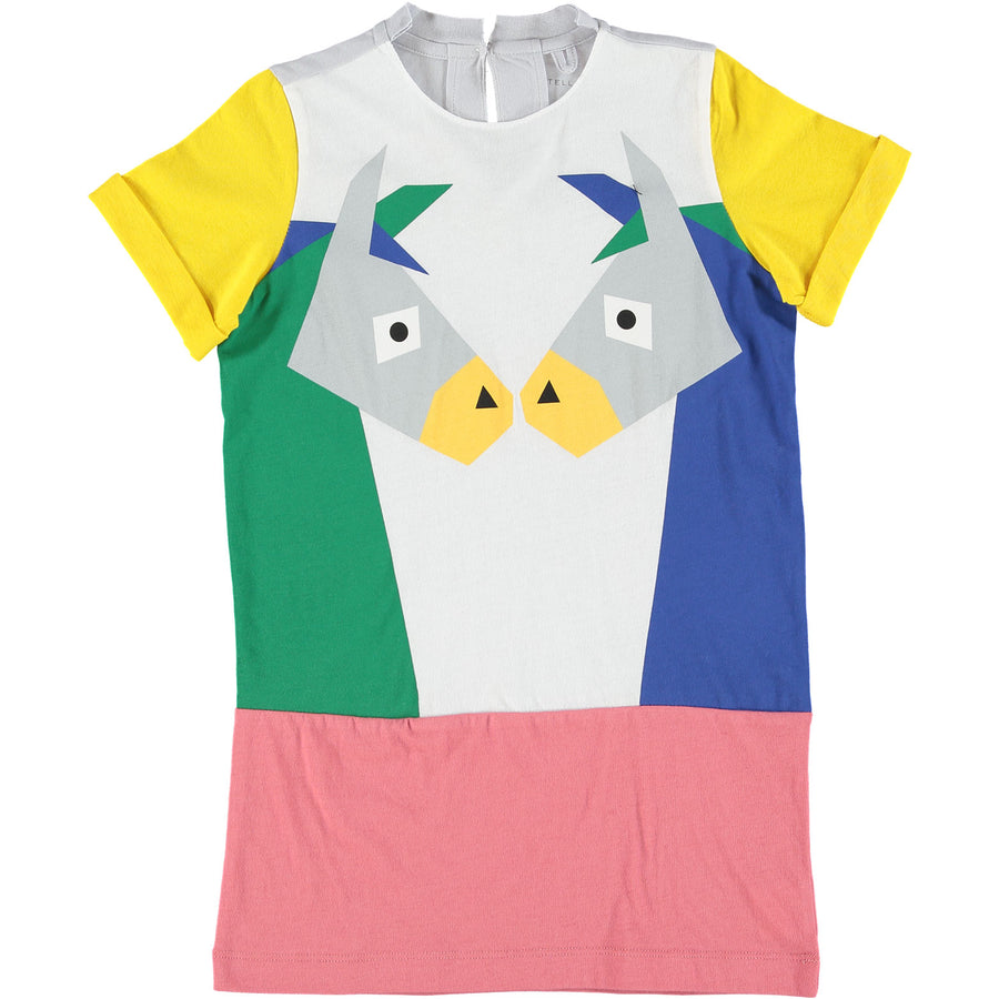 Stella McCartney Color block Donkey Print Dress