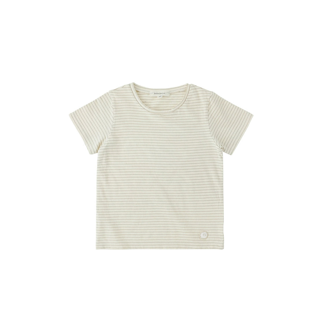Bene Bene Beige Mini Stripe Dust Tee