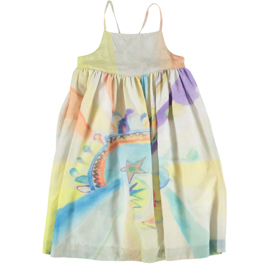 Stella McCartney Watercolor Print Pear Dress