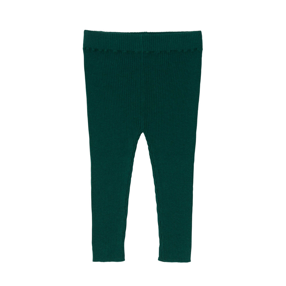 Fub Deep Green Baby Slim Rib Leggings