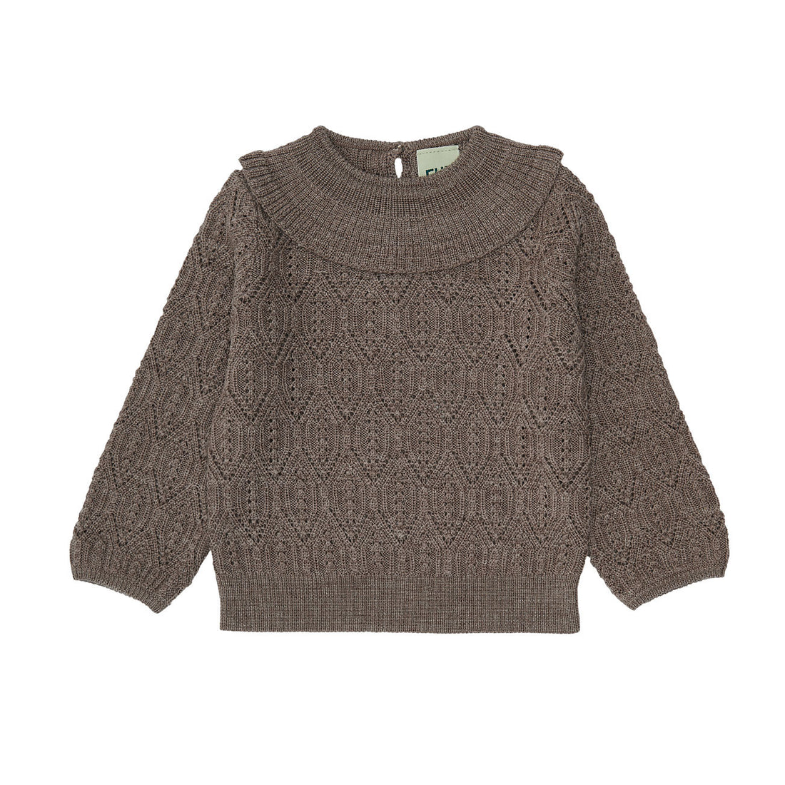 FUB Baby Pointelle Top - Beige Melange