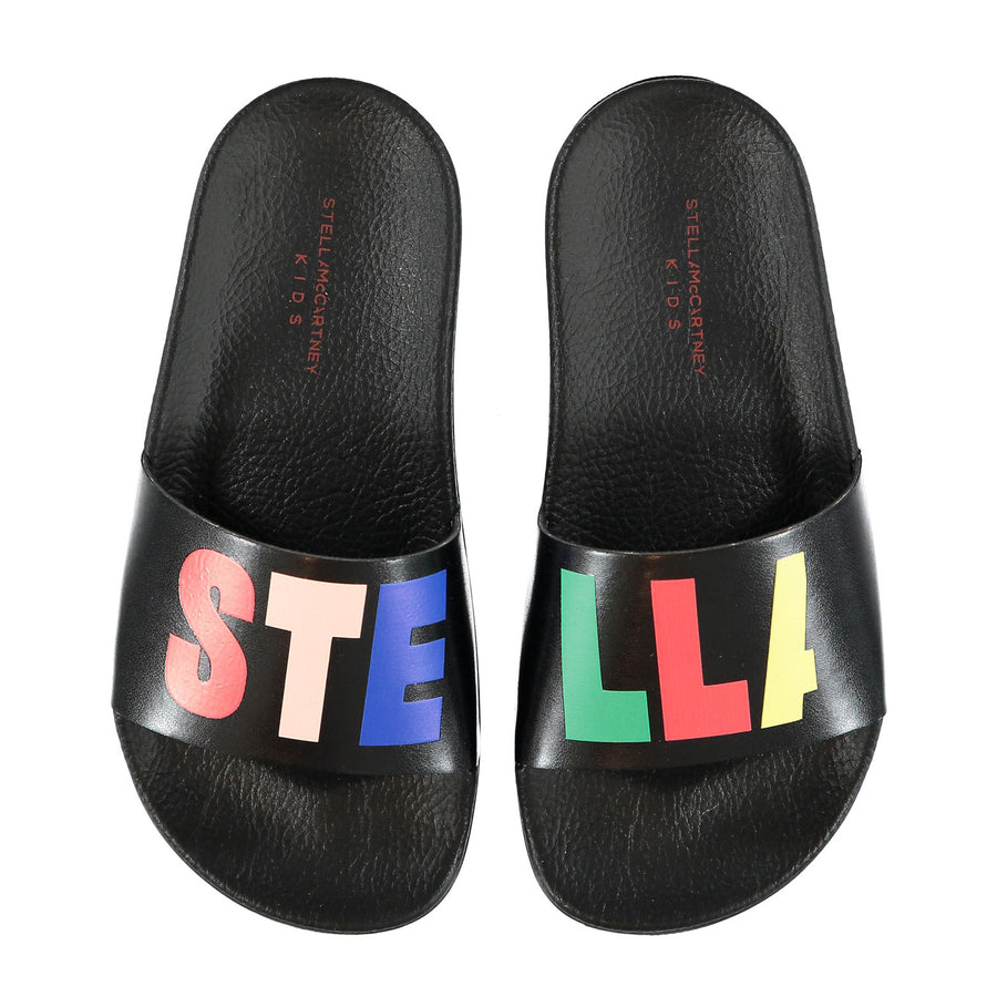 Stella McCartney Black STELLA Slides