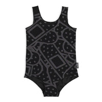 NUNUNU Black Bandaid Swimsuit