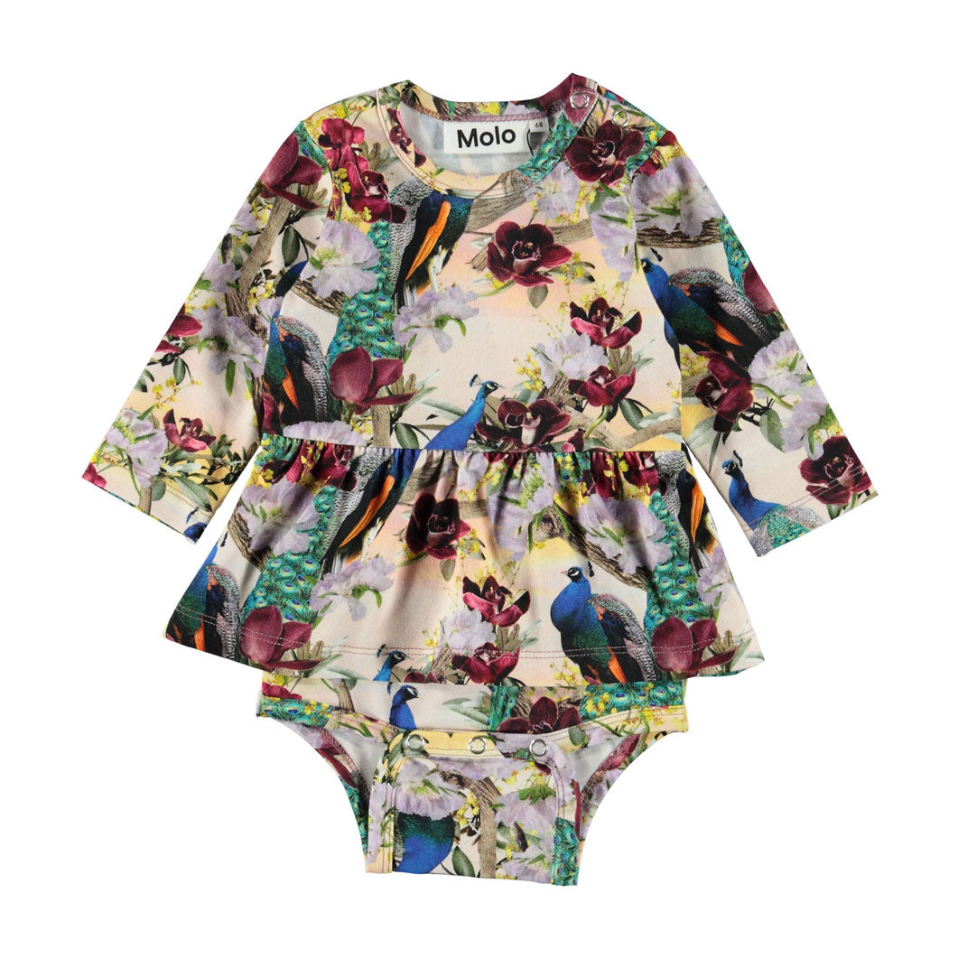 Molo Oriental Peacocks Frances Bodysuit