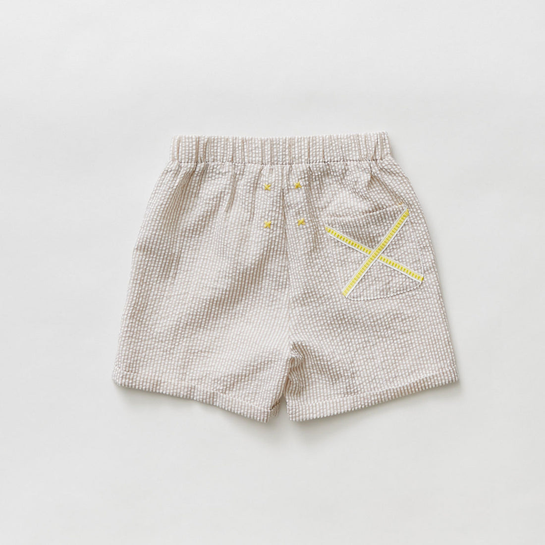 Hey kid Searsucker Striped Shorts