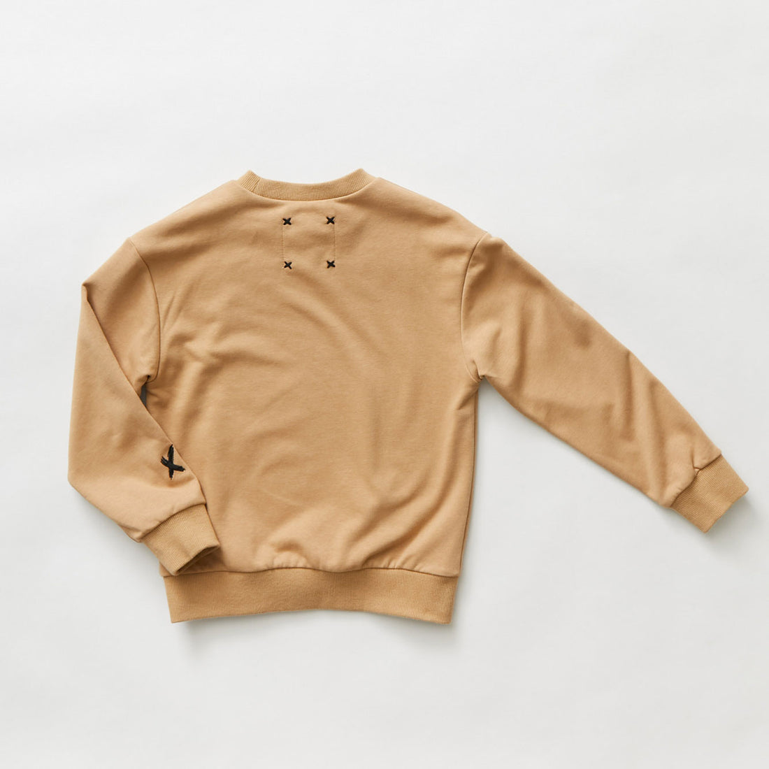 Hey kid Tan Sun Logo Sweatshirt