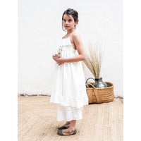 Belle Chiara Cream Lace Detailed Dress